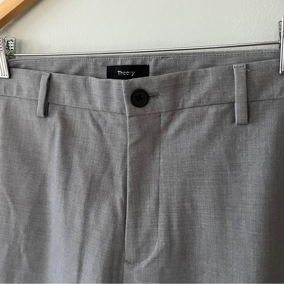 Theory Men’s Zaine Pant in Precision Ponte in Grey Size 40 - Picture 4 of 9